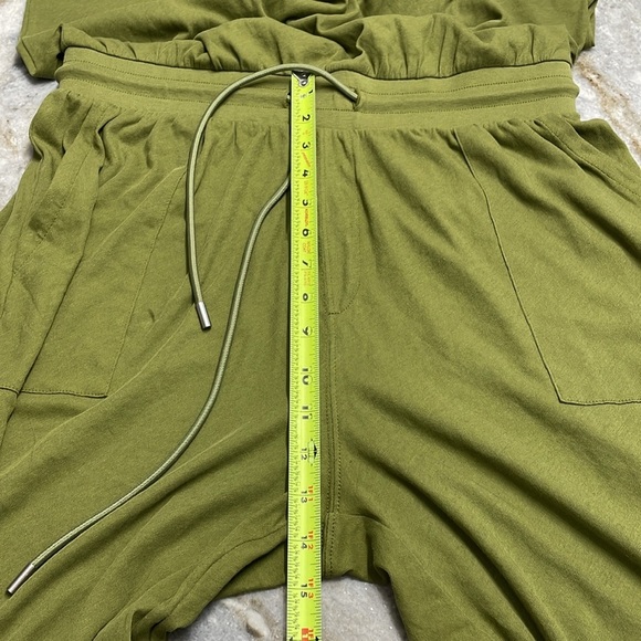 NEW ATM Anthony Thomas Melillo High Torsion Sleeveless Jumpsuit Juniper Large - Picture 8 of 10